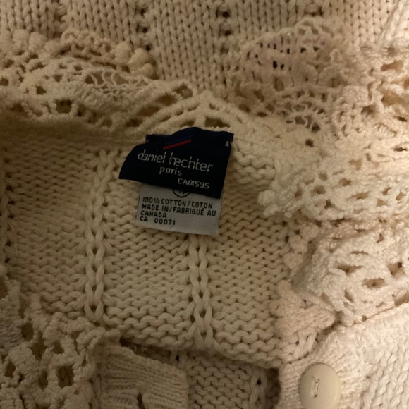 MADE BY DANIEL HECHTER.. PARIS   CARDIGAN MEDIUM   SALE - Picture 5 of 7